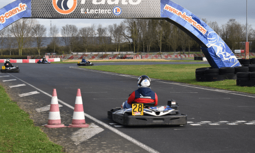 Circuit de karting à Caen la Mer